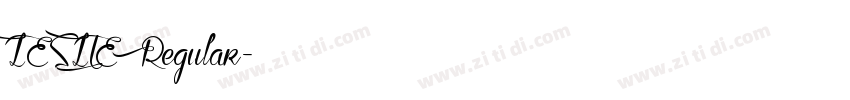 LESLIE Regular字体转换